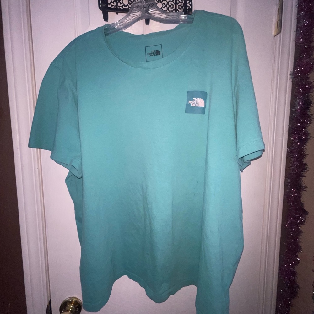 Men’s The North Face Short Sleeve T-Shirt Green Size XXL